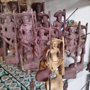 WOODEN FISHERMAN - ( SOTHERN SRI LANKA )